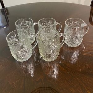 Princess House Fantasia coffee mugs (5)